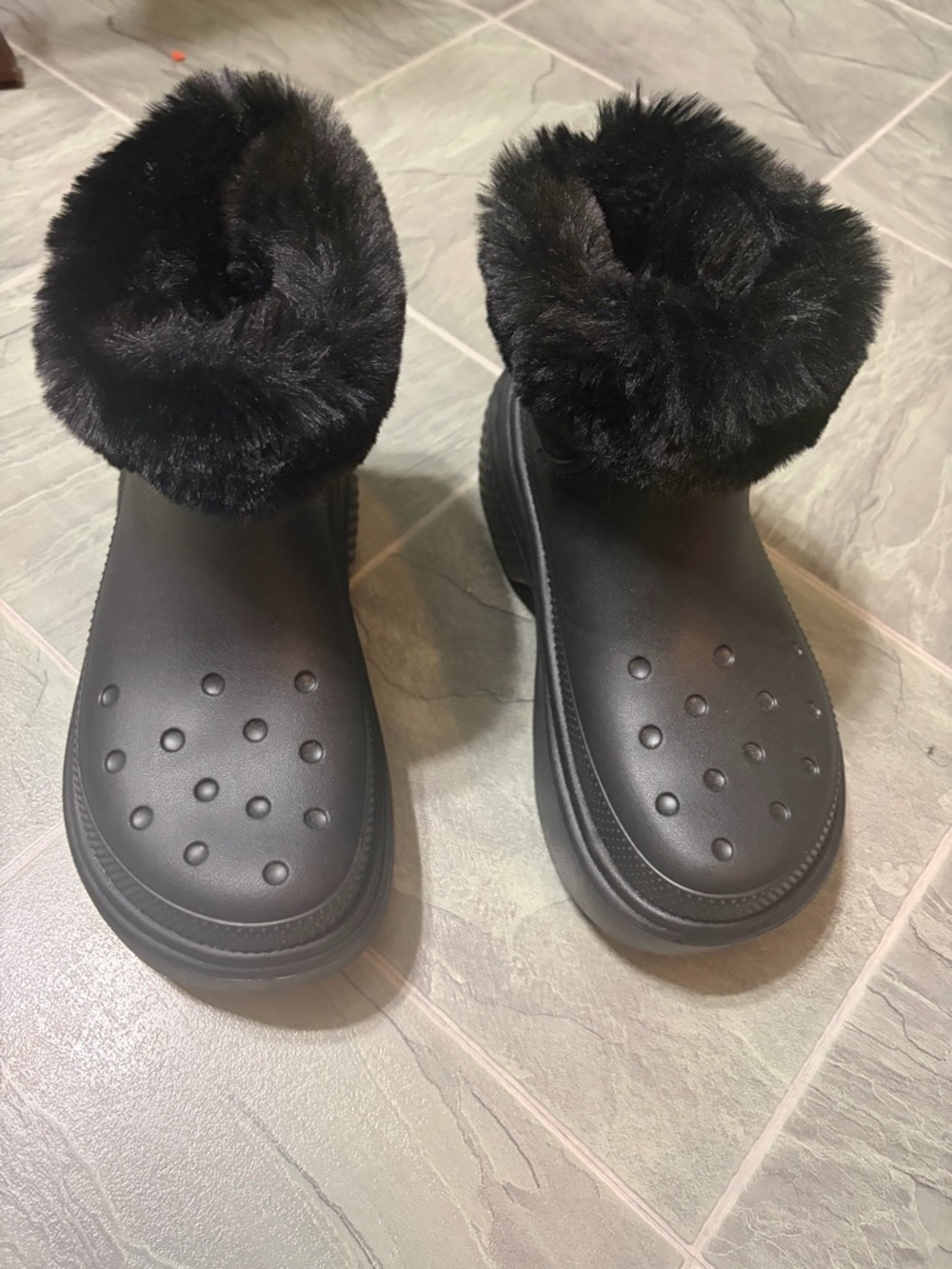 Women’s Black CROCS Clog Boots New